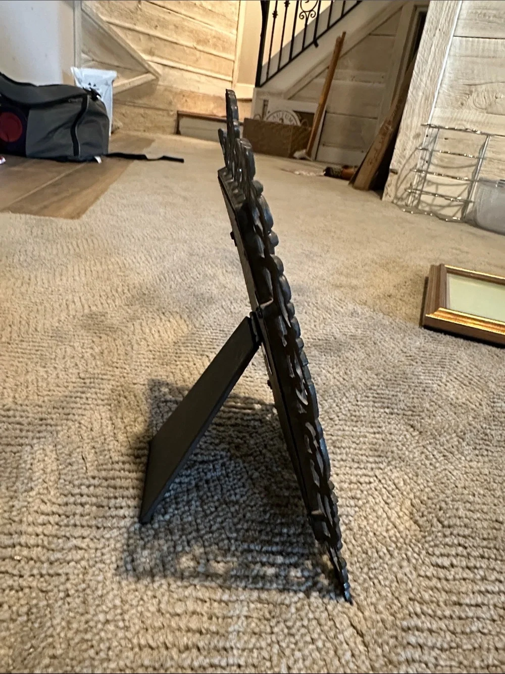 Ornate Antique Metal Picture Frame